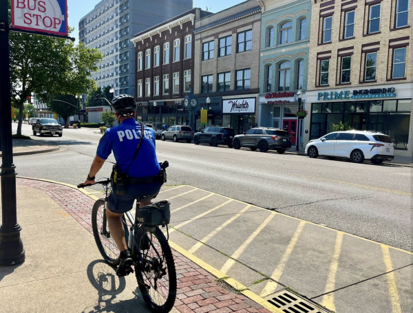 The downtown patrol officers will be on duty from 7 a.m. to 7 p.m. Monday through Friday. (Courtesy of The City of Huntington)